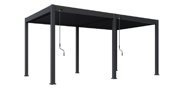Bioklimatická pergola INTRO NEO 5,3x3 m, hliník/ocel - volně stojící