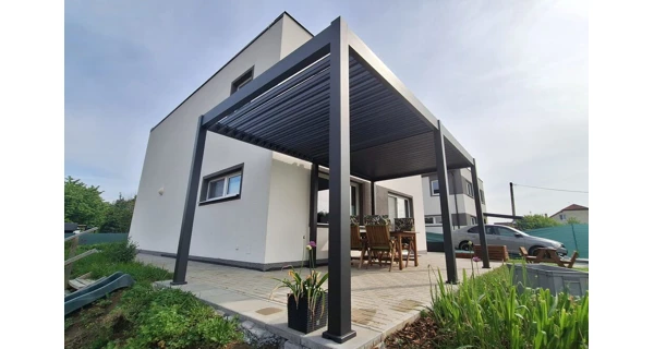 Bioklimatická pergola INTRO NEO 5,3x3 m, hliník/ocel - volně stojící