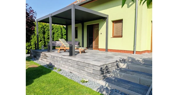 Bioklimatická pergola INTRO NEO 5,3x3 m, hliník/ocel - volně stojící