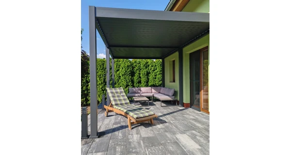 Bioklimatická pergola INTRO NEO 5,3x3 m, hliník/ocel - volně stojící