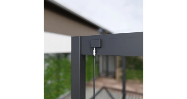 Bioklimatická pergola INTRO PLUS 4x3 m, hliník  - volně stojící