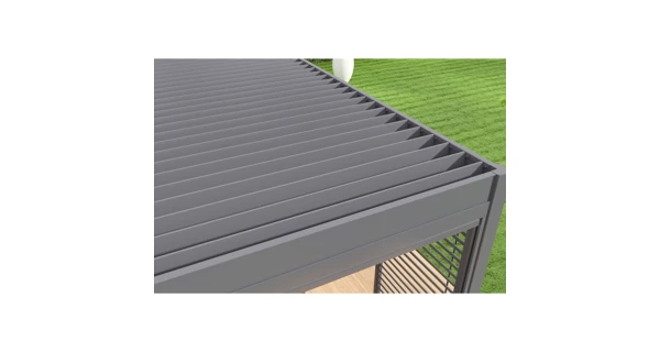 Bioklimatická pergola INTRO PLUS 4x3 m, hliník  - volně stojící