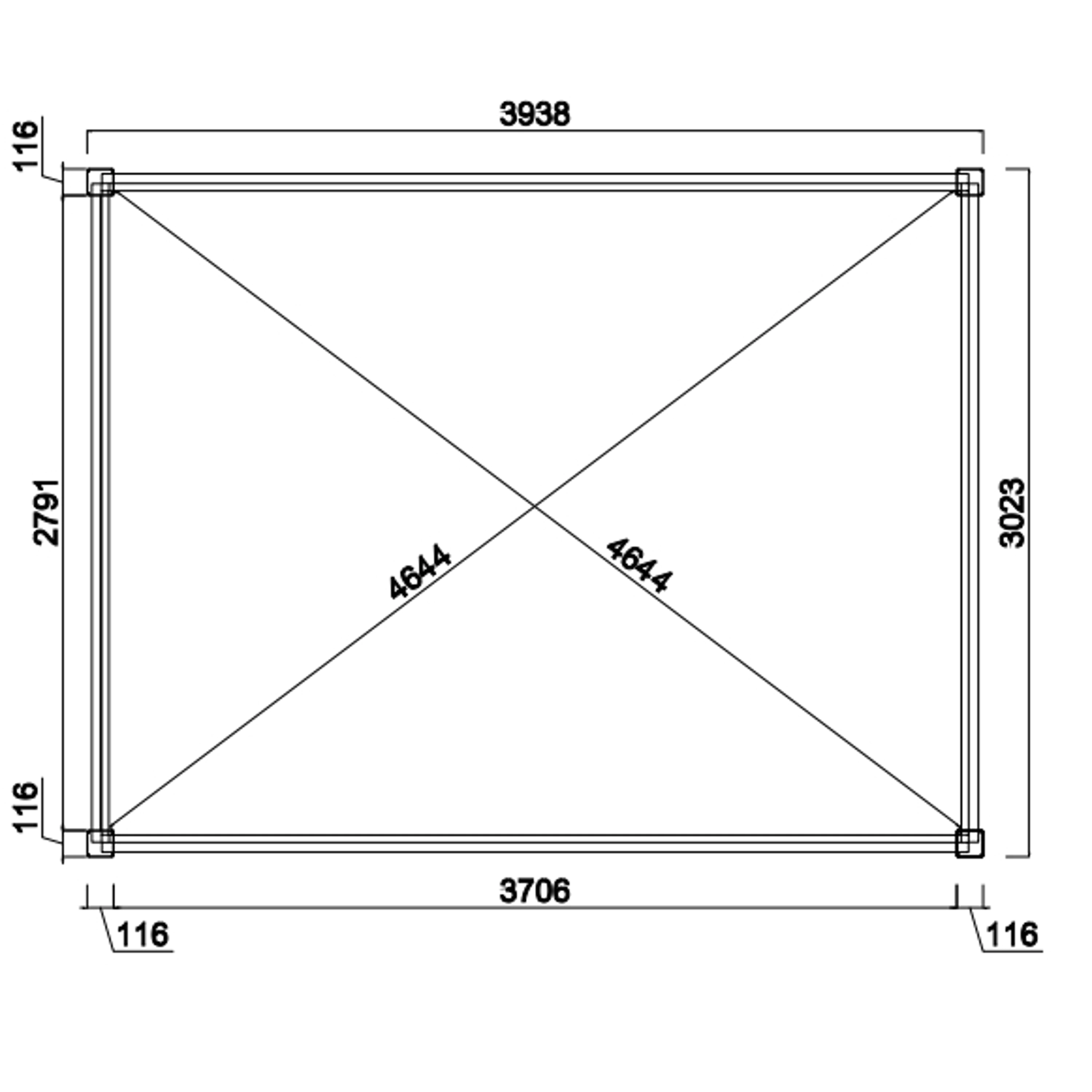 Bioklimatická pergola INTRO PLUS 4x3 m Rojaplast Obrázek