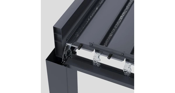 Bioklimatická pergola INTRO PLUS 4x3 m, hliník  - volně stojící