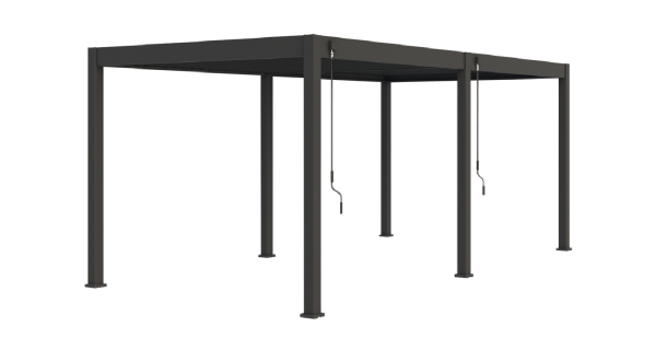 Bioklimatická pergola INTRO PLUS 6x3 m, hliník - volně stojící