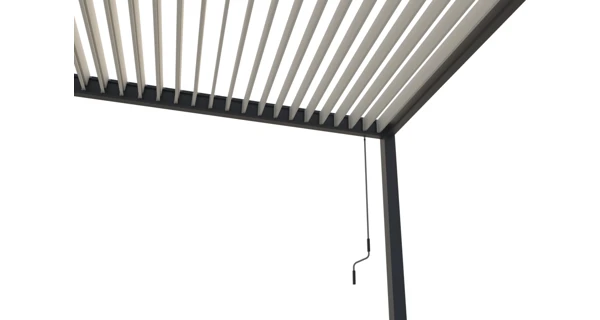 Bioklimatická pergola INTRO PLUS 6x3 m, hliník - volně stojící