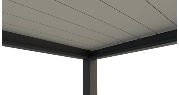 Bioklimatická pergola INTRO PLUS 6x3 m, hliník - volně stojící