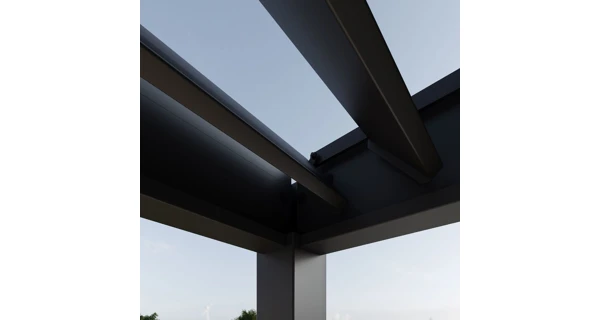 Bioklimatická pergola INTRO PLUS 6x3 m, hliník - volně stojící