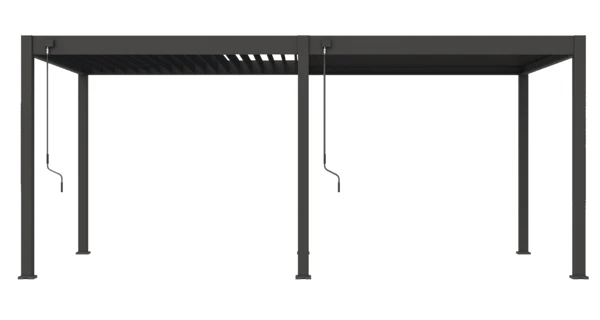 Bioklimatická pergola INTRO PLUS 6x3 m, hliník - volně stojící