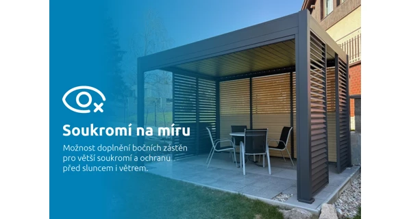Bioklimatická pergola Marimex 3x4 m