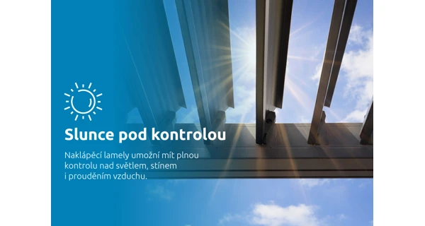 Bioklimatická pergola Marimex 3x4 m