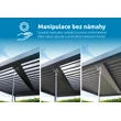 Bioklimatická pergola Marimex 3x5,9 m
