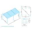 Bioklimatická pergola Marimex 3x5,9 mn