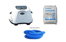 Chlorinátor  + bazénová sůl + hadice