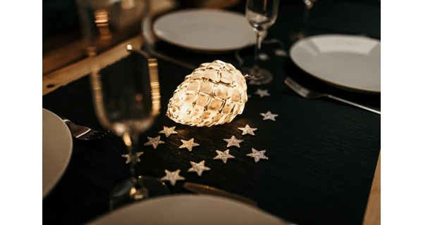 Crystal závěsná bílá šiška 12 LED