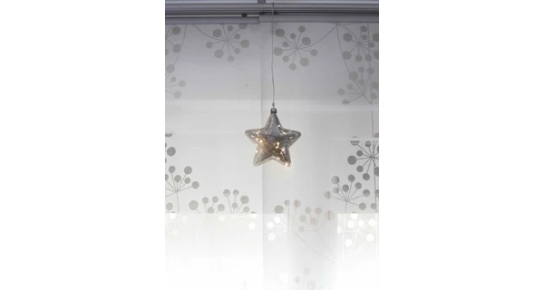 Crystal závěsná hvězda 12 LED