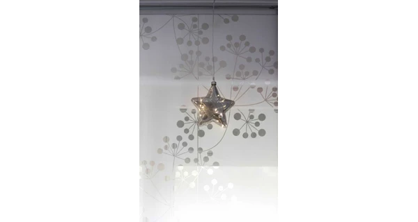 Crystal závěsná hvězda 12 LED