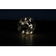 Crystal závěsná koule s hvězdami 10 LED