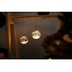 Crystal závěsná koule s větvičkou 12 LED