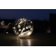 Crystal závěsná koule s větvičkou 12 LED
