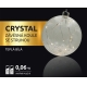 Crystal závěsná koule se strunou 12 LED