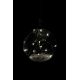 Crystal závěsná koule se strunou 12 LED