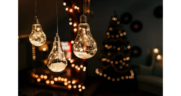 Crystal závěsná žárovka 10 LED