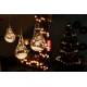 Crystal závěsná žárovka 10 LED