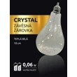 Crystal závěsná žárovka 12 LED