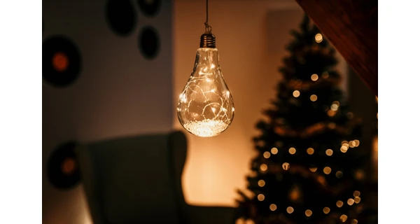 Crystal závěsná žárovka 12 LED