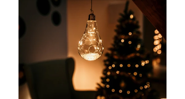 Crystal závěsná žárovka 15 LED