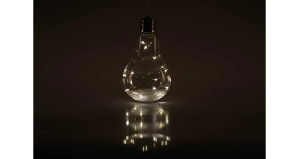 Crystal závěsná žárovka 15 LED