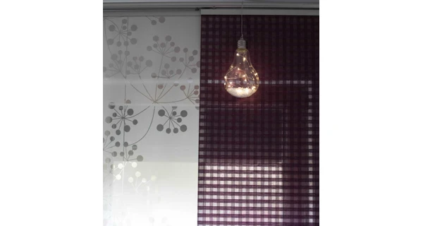 Crystal závěsná žárovka 15 LED
