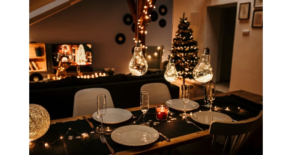 Crystal závěsná žárovka 15 LED