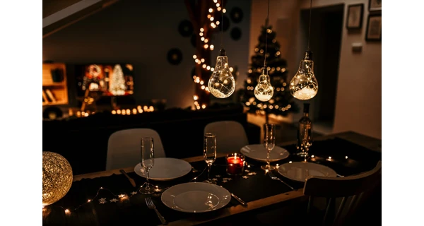 Crystal závěsná žárovka 15 LED