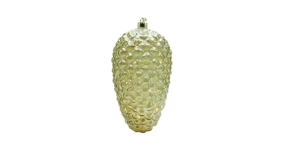 Crystal závěsná zlatá šiška 10 LED