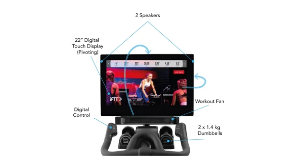 Cyklotrenažér NordicTrack Studio 22"