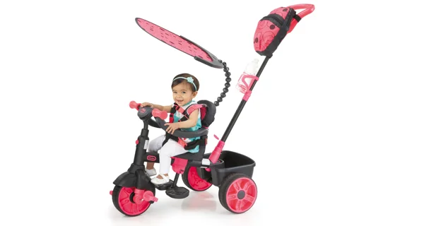 Deluxe Tříkolka 4v1 růžová