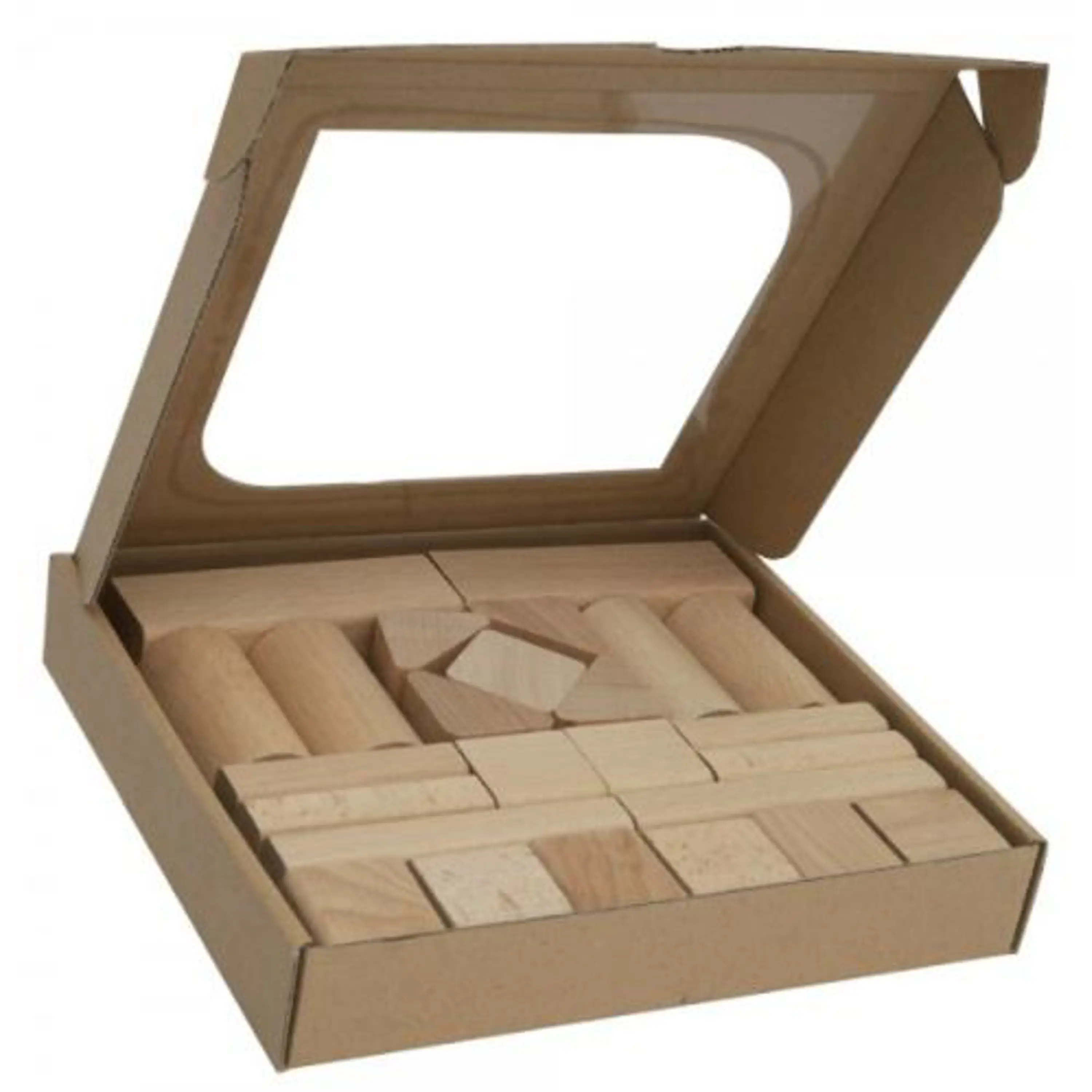 T-wood Dřevěné kostky 25 ks Obrázek