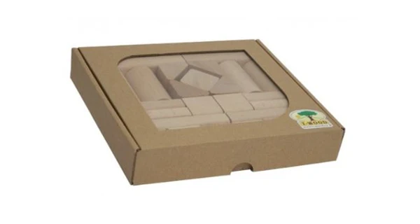 Dětské dřevěné kostky 25 ks