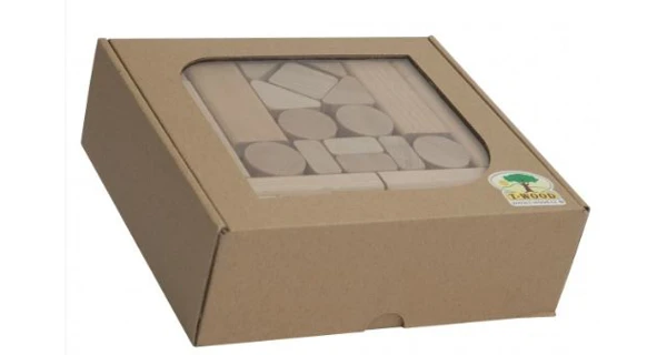 Dětské dřevěné kostky 50 ks