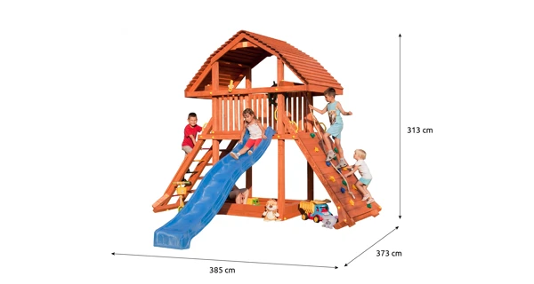Dětské hřiště Marimex Play 003 + modrá skluzavka