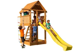 Dětské hřiště Marimex Play 004 + žlutá skluzavka