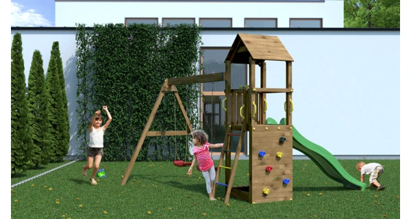 Dětské hřiště Marimex Play 006 Akát (Zánovní) - bez skluzavky