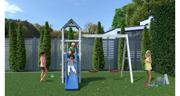 Dětské hřiště Marimex Play 006 - šedobílé