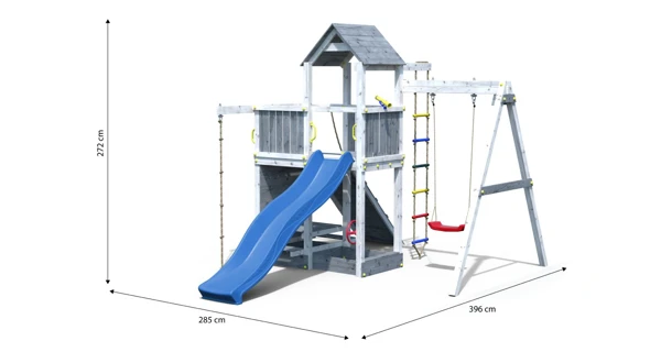 Dětské hřiště Marimex Play 009 - šedobílé