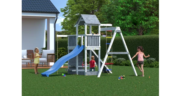 Dětské hřiště Marimex Play 009 - šedobílé