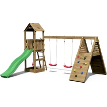Dětské hřiště Marimex Play 018 Akát + zelená skluzavka