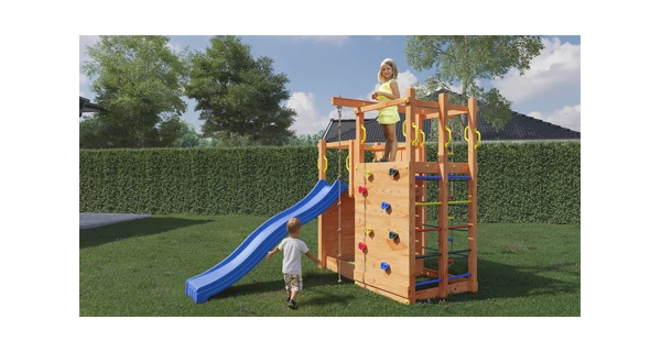 Dětské hřiště Marimex Play 020 + červená skluzavka