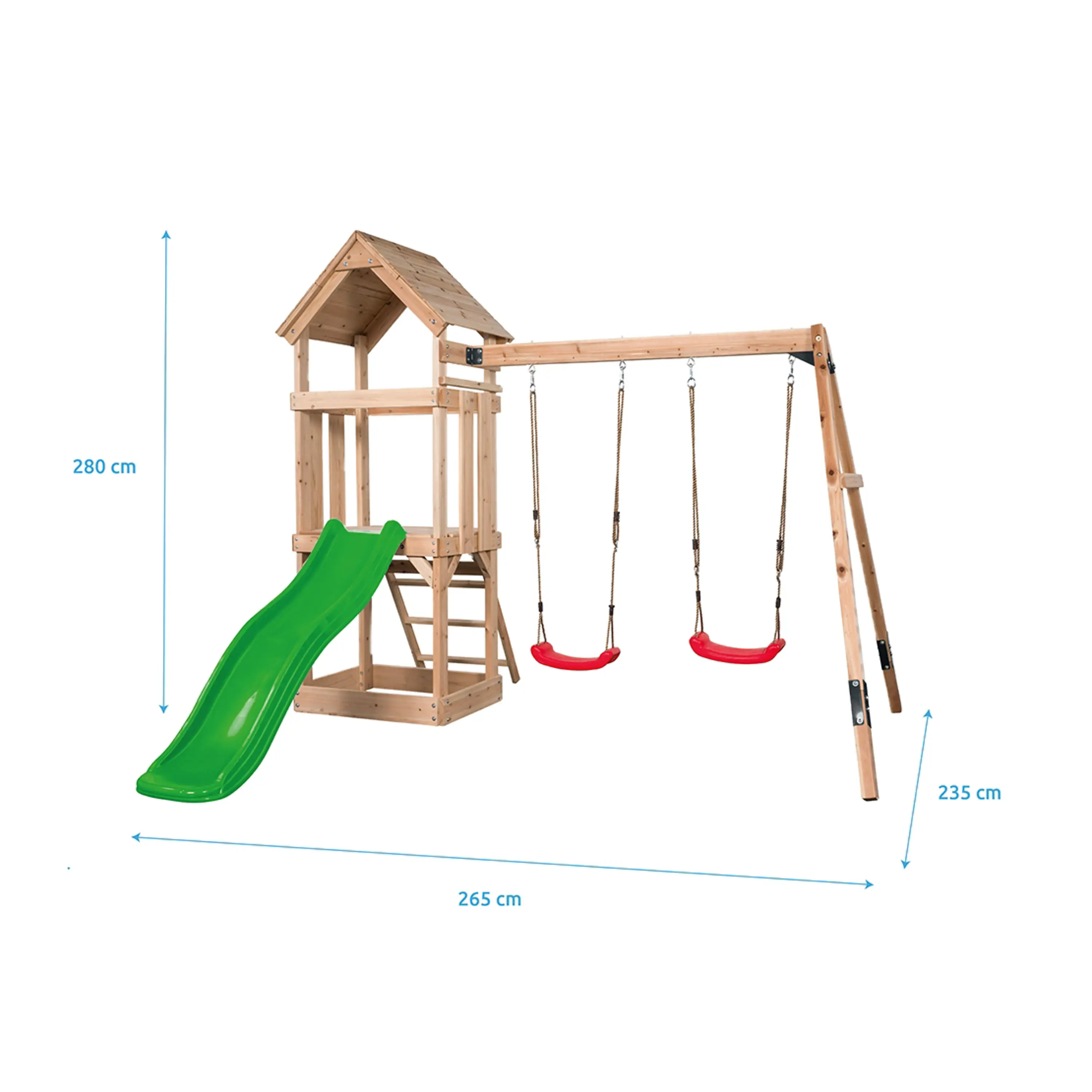 Marimex | Dětské hřiště Marimex Play 022 + zelená skluzavka | 11640651 Obrázek